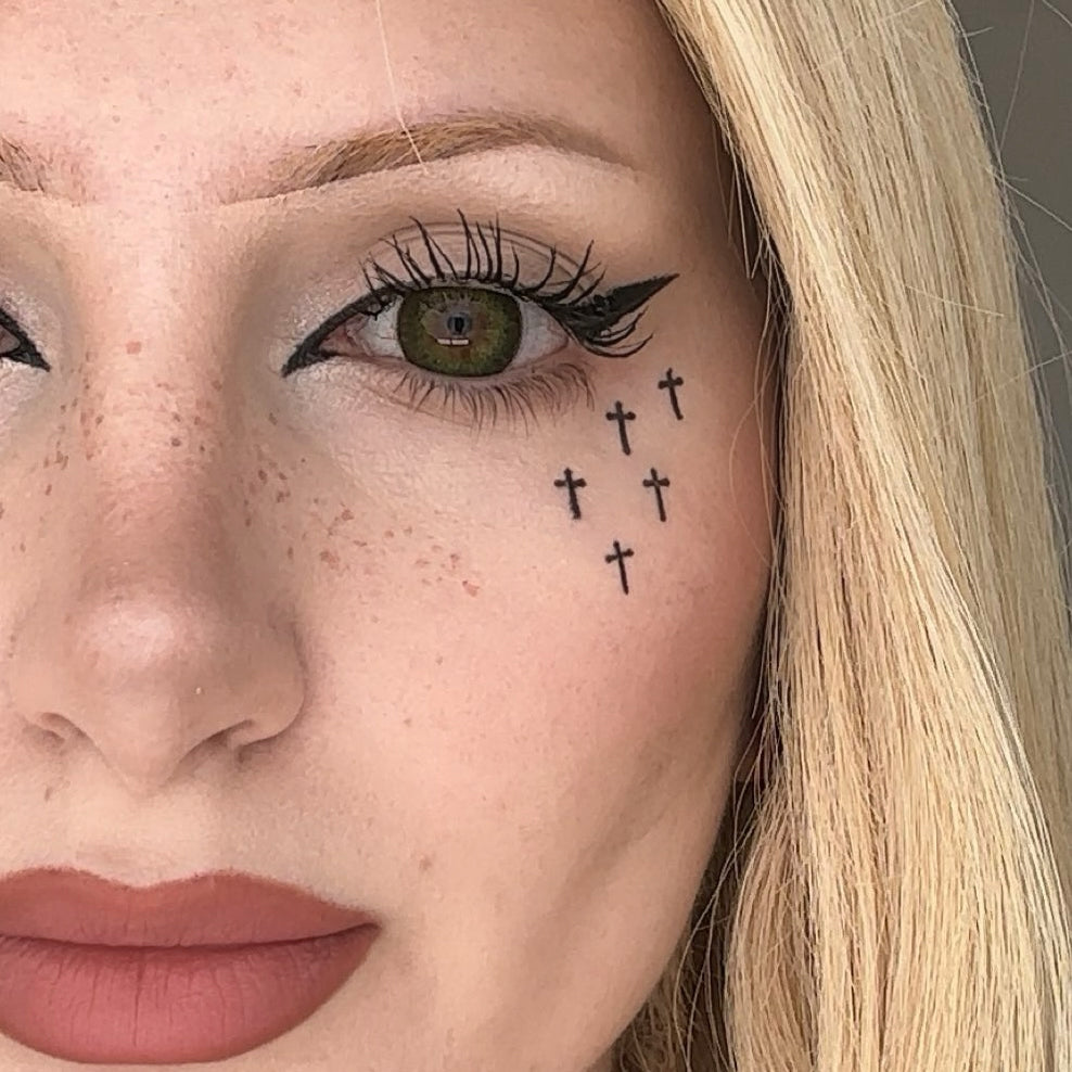 Cross Design Stamp with Precision Liner