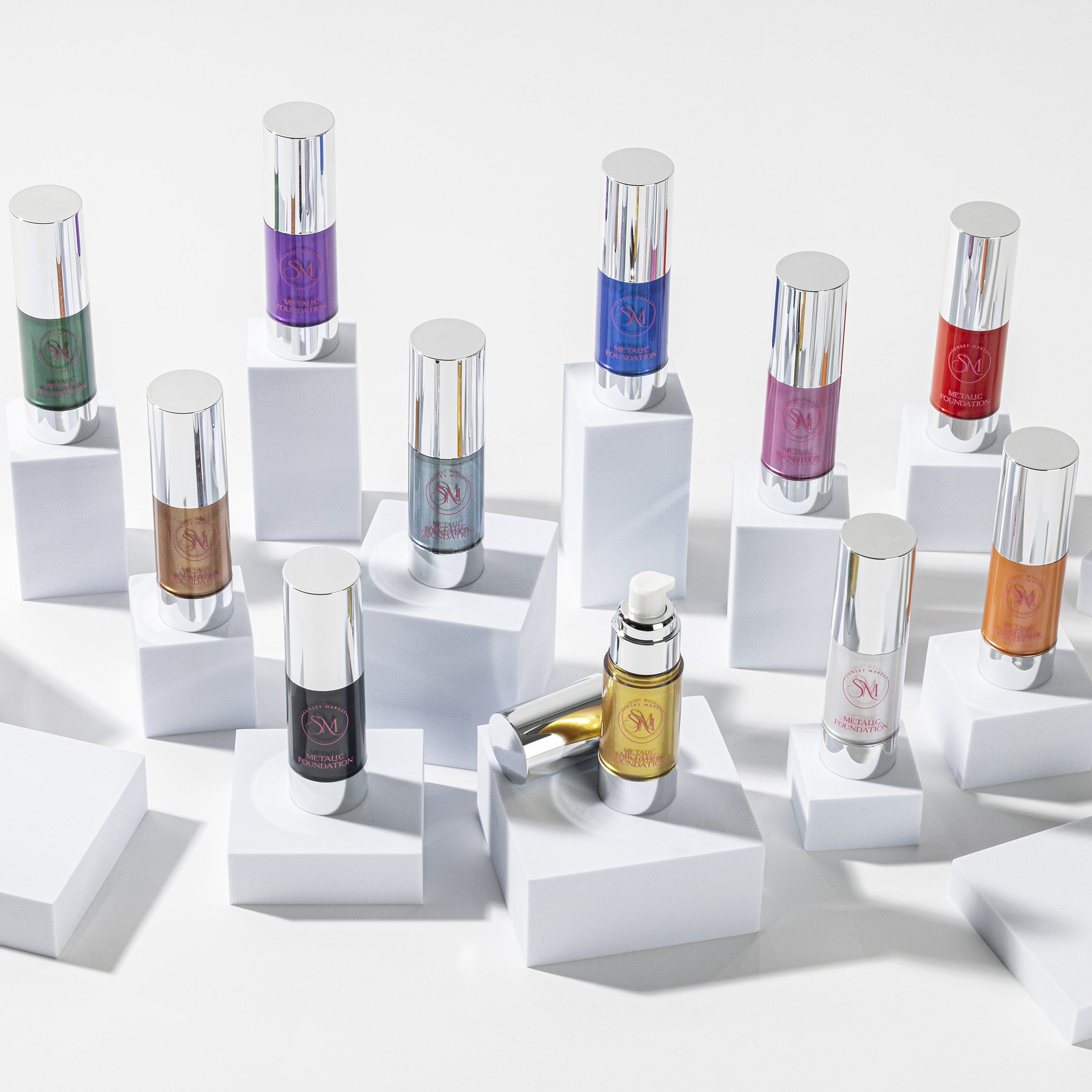 Metallic Foundations & Lipsticks