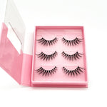 Cat Eye Faux Mink Eyelashes – 3 Pair Set