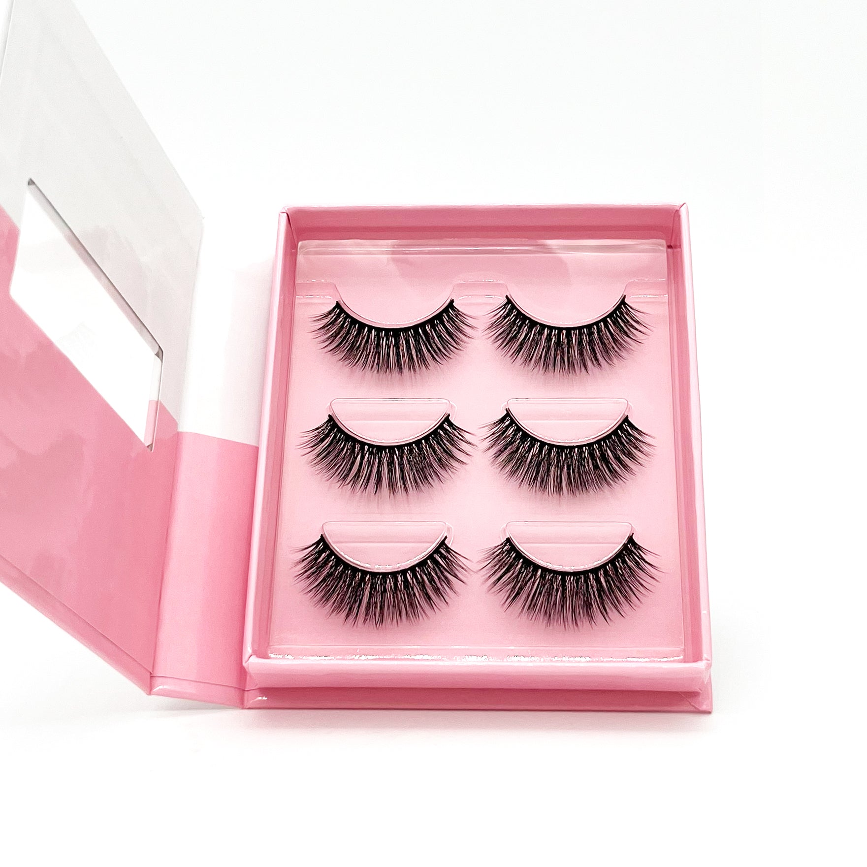 Full Doll Faux Mink Eyelashes – 3 Pair Set