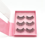 Soft Flutter Faux Mink Eyelashes – 3 Pair Set