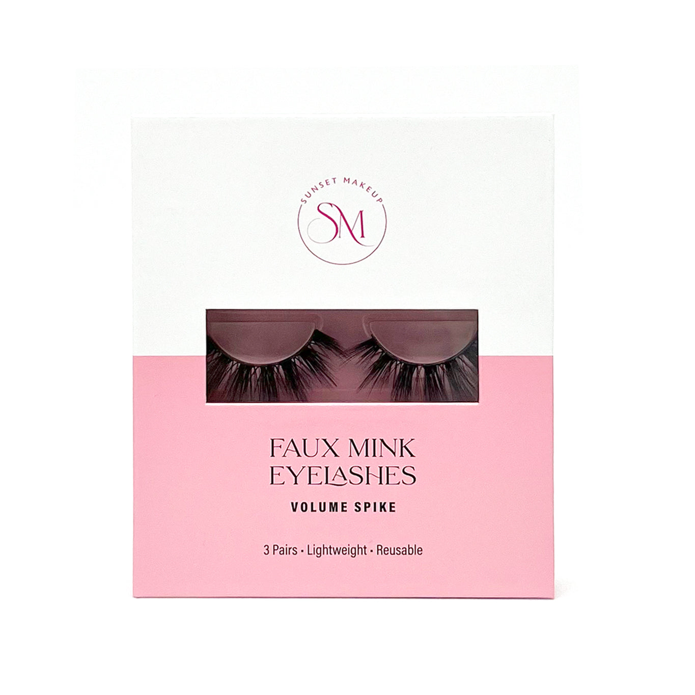 Volume Spike Faux Mink Eyelashes – 3 Pair Set