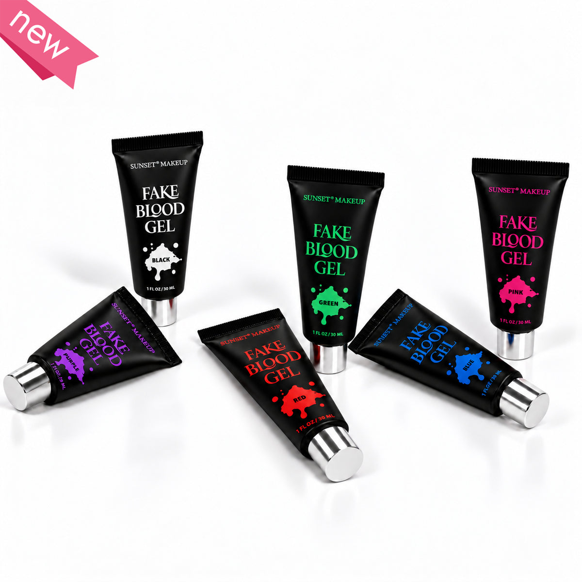 6 pc Fake Blood Gel Bundle