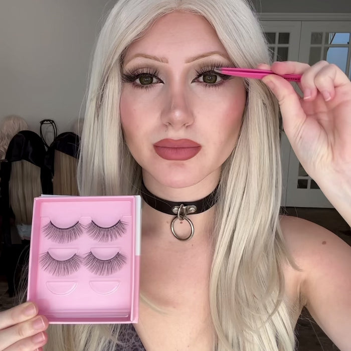 Soft Flutter Faux Mink Eyelashes – 3 Pair Set