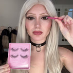 Cat Eye Faux Mink Eyelashes – 3 Pair Set