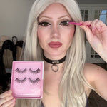 Light Wispy Faux Mink Eyelashes – 3 Pair Set