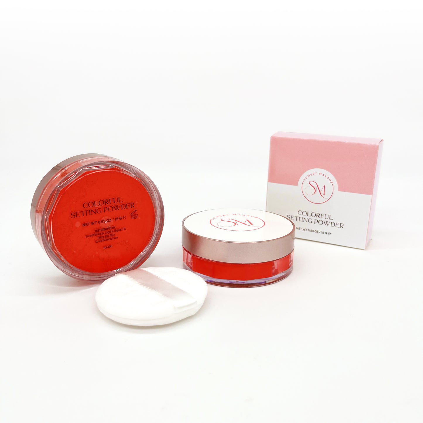 Colorful Setting Powder – Sunset Makeup
