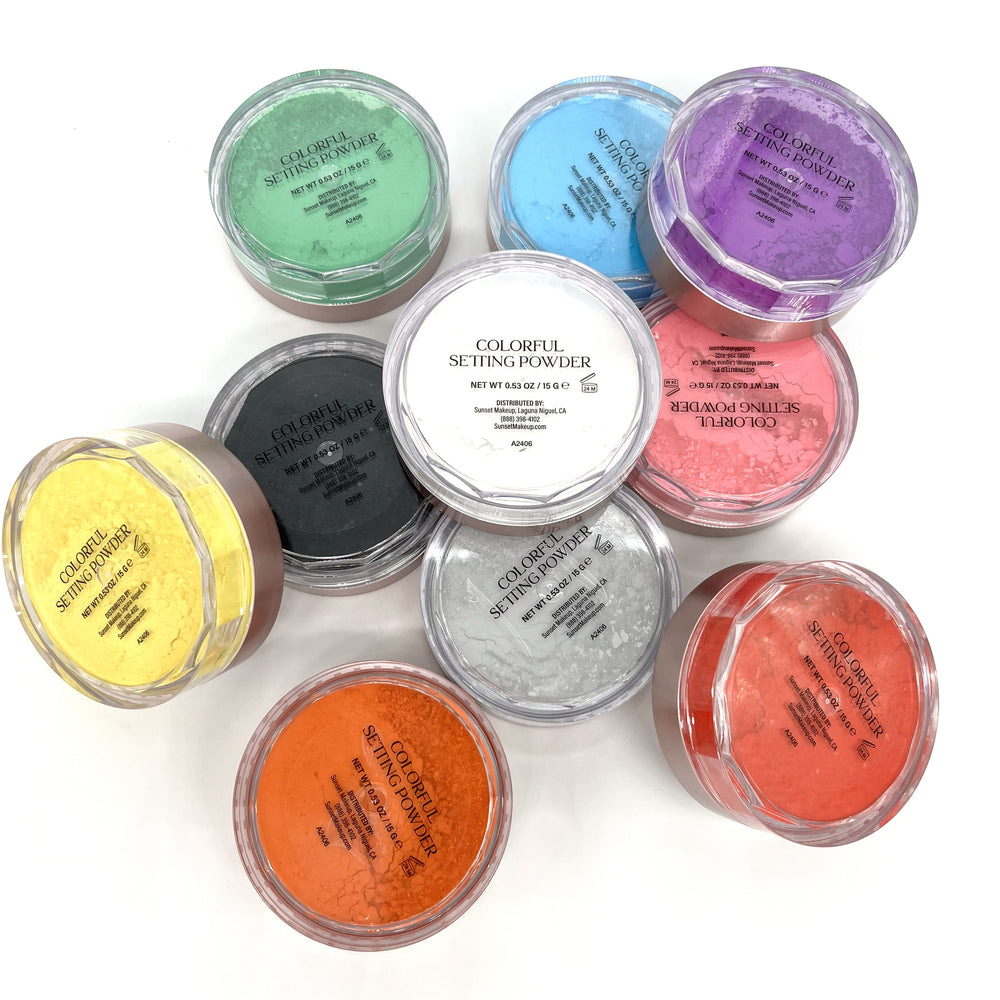 Colorful Setting Powder – Sunset Makeup