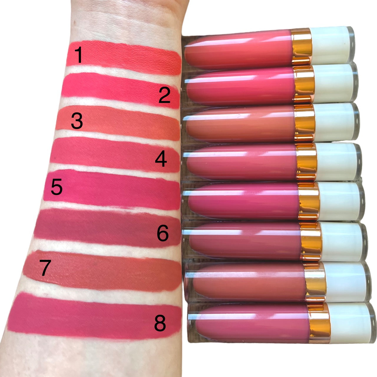 Matte Liquid Lipsticks – Sunset Makeup